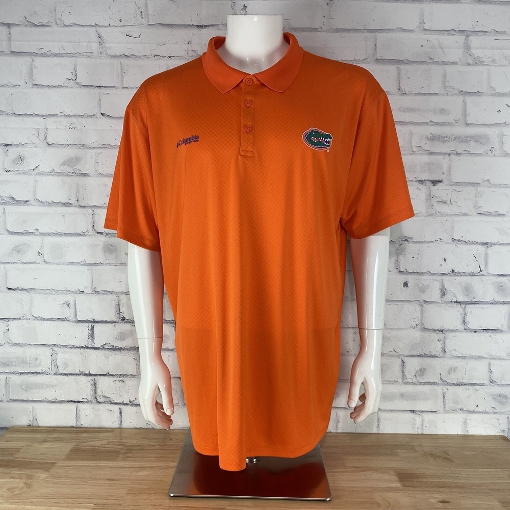 Columbia Shirt Men's Size XXL Polo Florida Gators UF NCAA Basketball Football